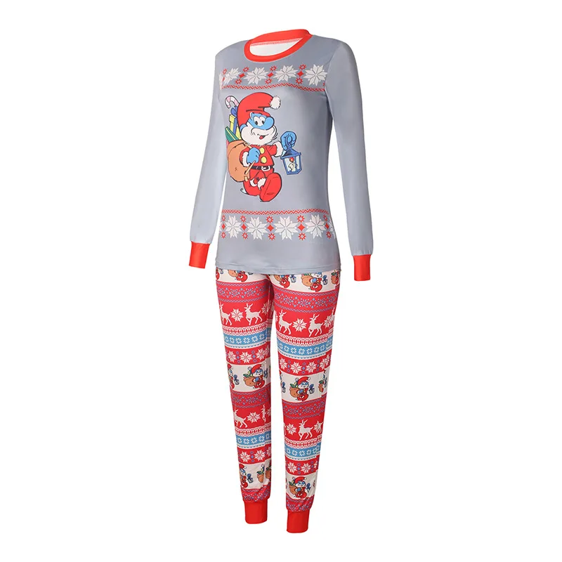 Rocwickline New Autumn & Winter Women's Pajamas Christmas Cotton Patchwork Normcore/Minimalist Vacation style Loose Pajamas