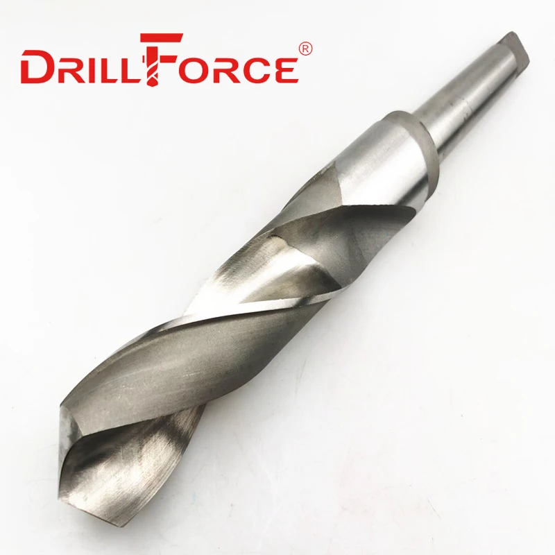 1PC 14mm-60mm HSS M2 Taper Shank Twist Drill Bit(14/15/16/17/18/19/20/21/22/23/24/25/27/30/31/32/33/35/40/41/42/45/50/55/60mm)