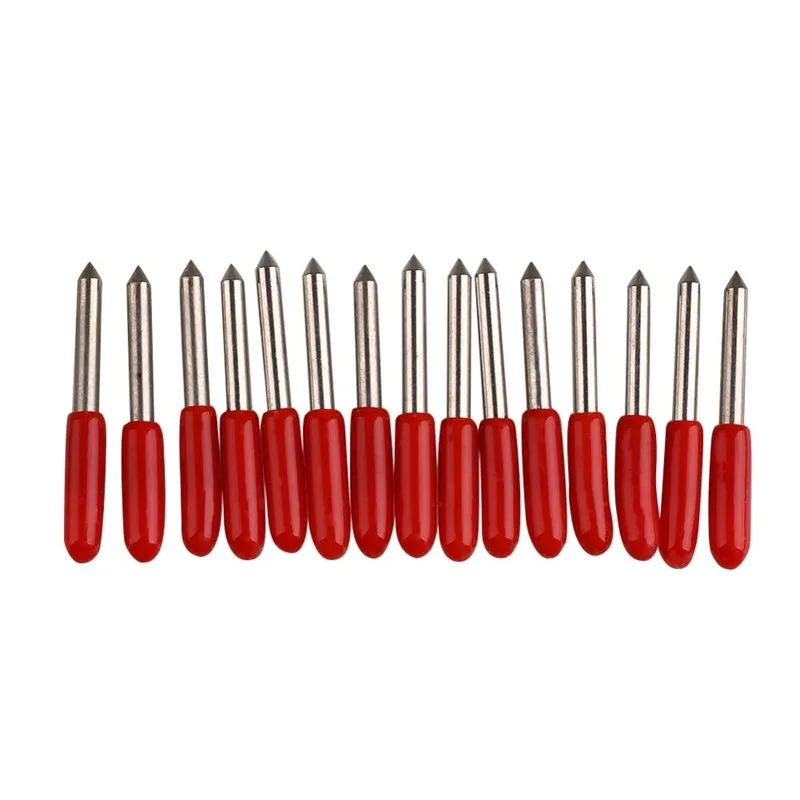 Roland Corte Plotter Ferramenta Vinil Cortador Faca Lâmina Lâmina Alta Dureza Tungstênio Carboneto de Máquina-ferramenta 45 Graus 15 Pcs Lote
