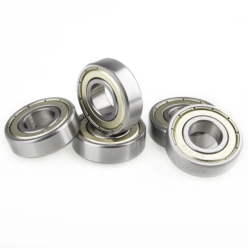 100pcs/lot 6001ZZ Double Shielded Deep Groove Ball Bearings 12x28x8mm 6001