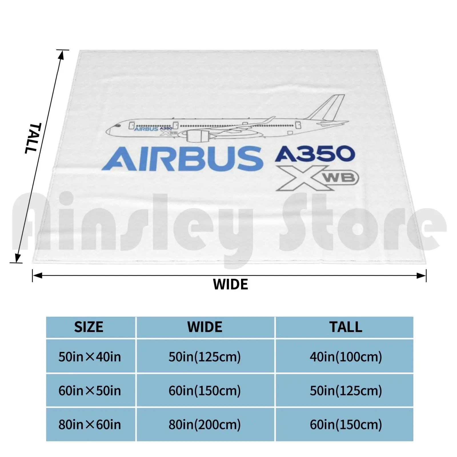 Airbus A350 Line Drawing Blanket Fashion Custom Airbus A350 A350 Airbus A350 Airbus A350 900 Xwb Widebody