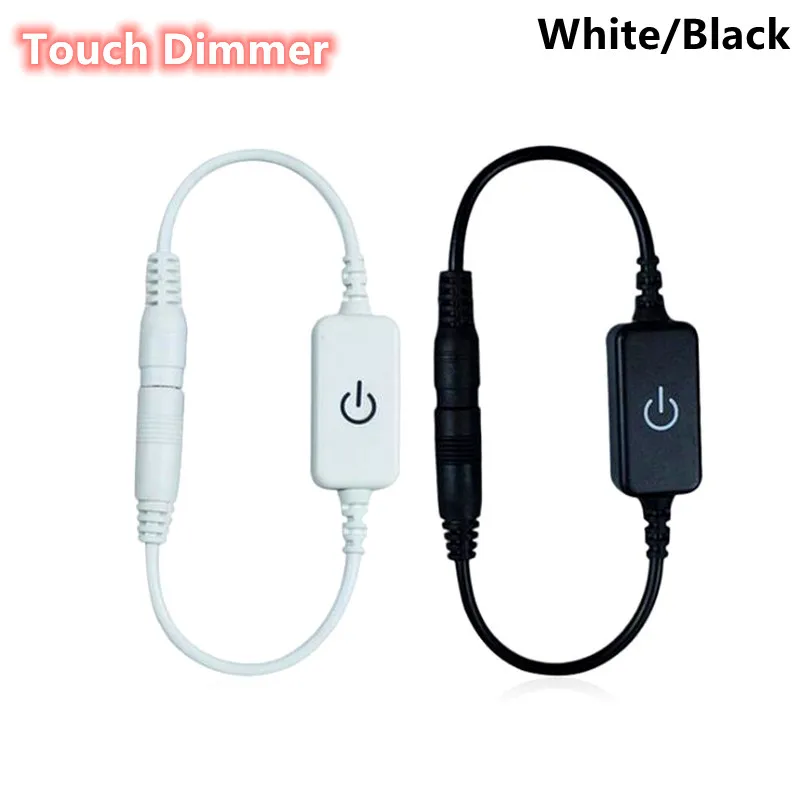 LED Dimmer DC12-24V 8A 30A Knob / Touch / 3Key / 11Key Wireless RF Remote Control LED Switch Dimmer for Single Color LED Strips