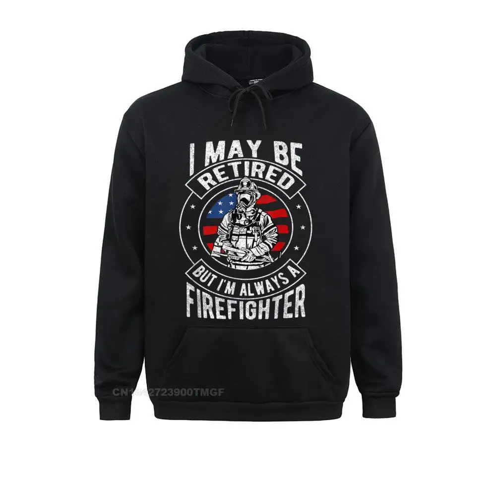 

2021 Newest Retired Firefighter Hoodie Fireman RetiremenHoodie Gift Funny Sweatshirts Women Hoodies Sportswears Summer/Autumn