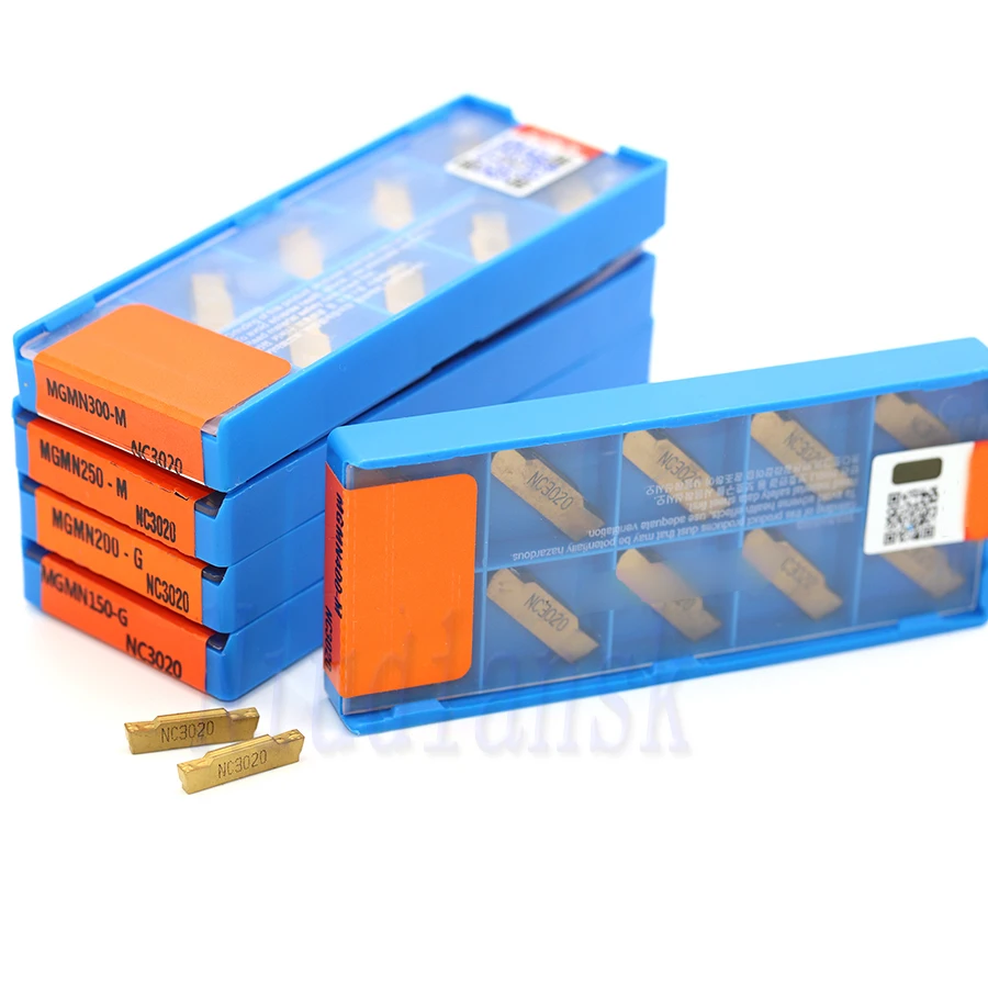 MGMN150 MGMN200 MGMN300 MGMN400 NC3020 10PCS inserti in metallo duro con intaglio utensili per tornio per tornitura di metalli utensile per scanalatura