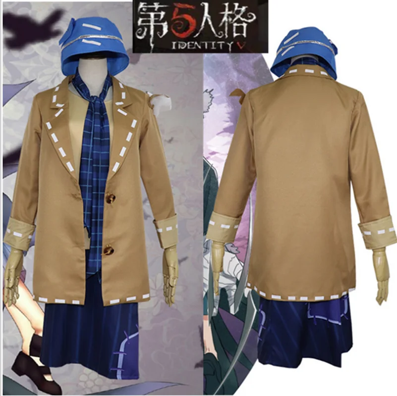 

Identity V cos Helena Adams anime man woman cosplay High-quality fashion costume full set Top + coat + skirt + hat + scarf