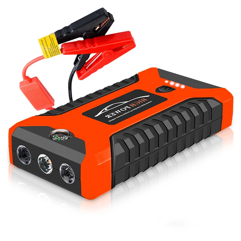 Car Jump Starter 12V 20000mAh Poverbank for iPhone Xiaomi Phones Tablet with Flashlight Car Emergency Start-up Power Battery