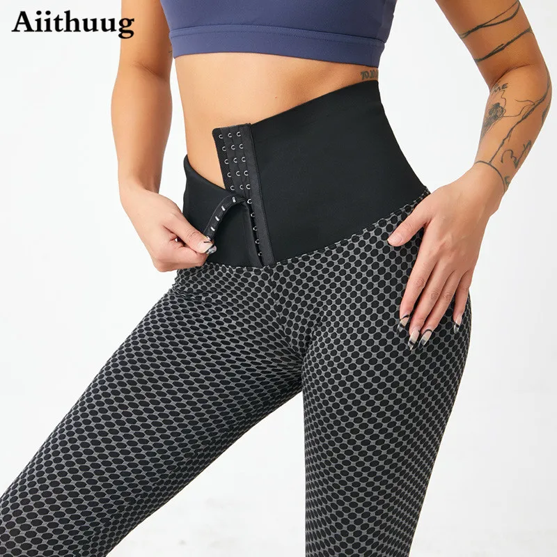 

Aiithuug High Waist Yoga Leggings Compression Workout Leggings for Women Yoga Pants Tummy Control Yoga Pants Butt Lifting