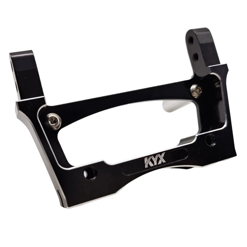 

KYX Racing Aluminum Alloy Front Bumper Mount Upgrades Parts Accessories for RC Crawler Car Traxxas TRX4 2021 Ford Bronco