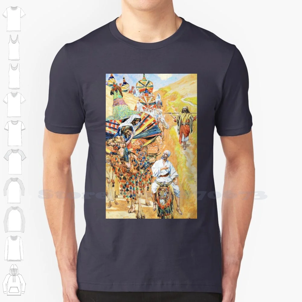 Rebecca Meets By The Way-Digital Remastered Edition 100% Cotton T-Shirt James French France Painter Illustrator Arabian Fantasy