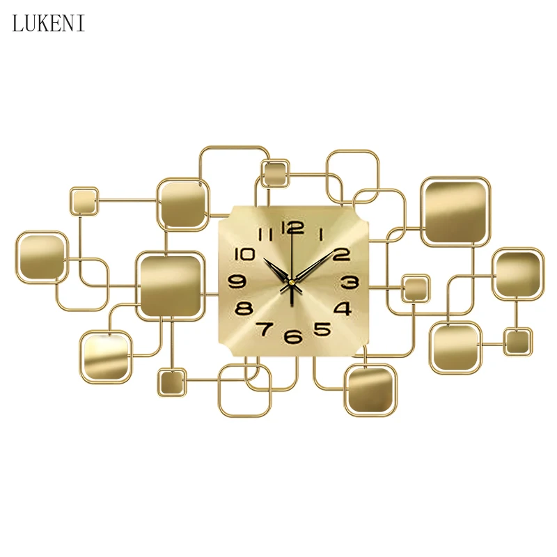 

Wall Clock Living Room Home Fashion Silent Clock Restaurant Personality Creative Bedroom Wall Watch Art Light Luxury Clock