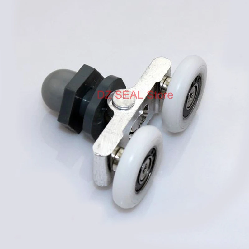 

8 pcs shower door rollers wheels runners pulley 19/23/25/27mm bathroom door runners sliders wheels