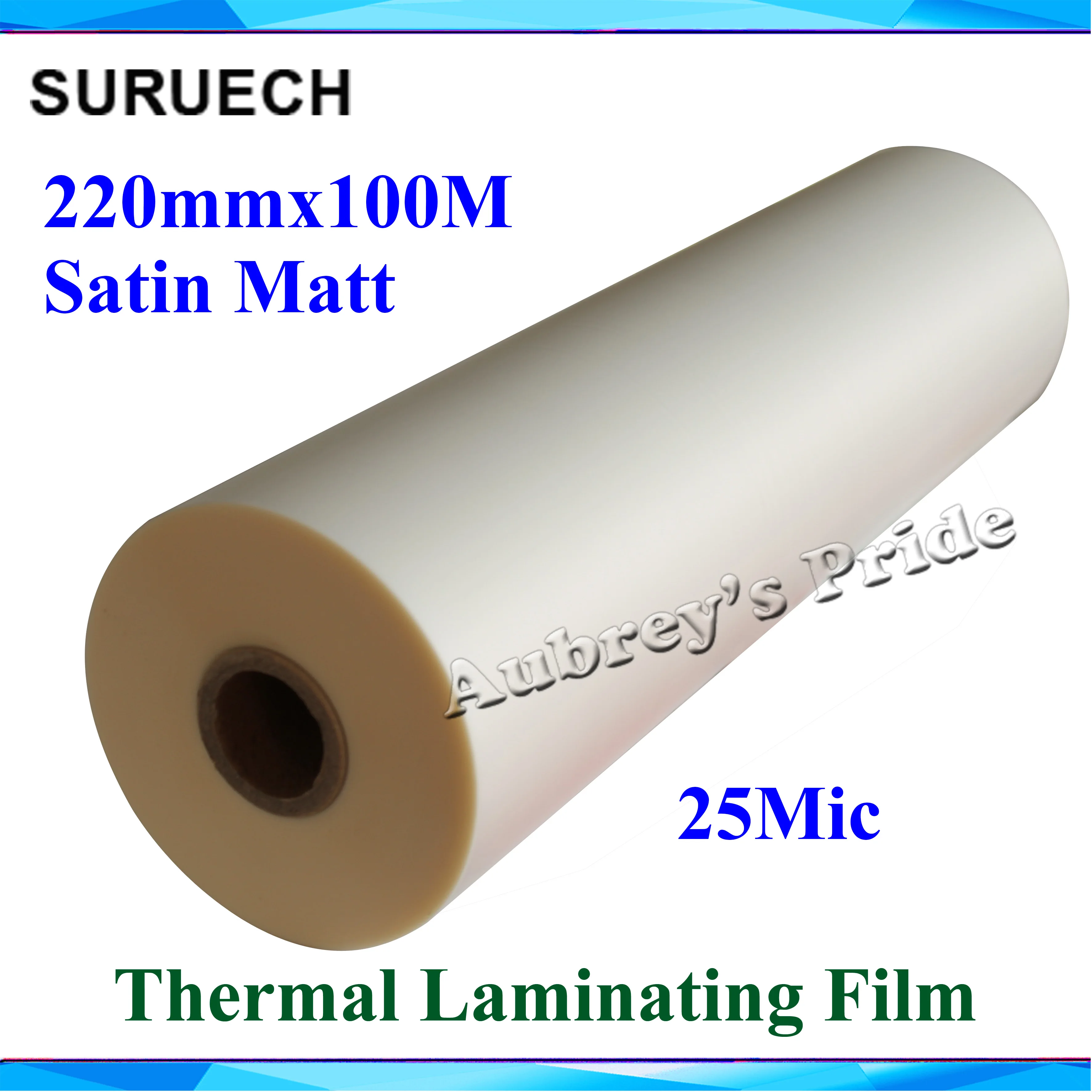 1 Roll Satin Matt 220mm x100M 25Mic 1