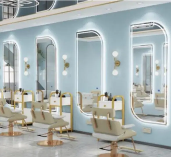 Manufacturers selling European upscale hairdressing salons haircut jingyi mirror. The beauty salon jingyi