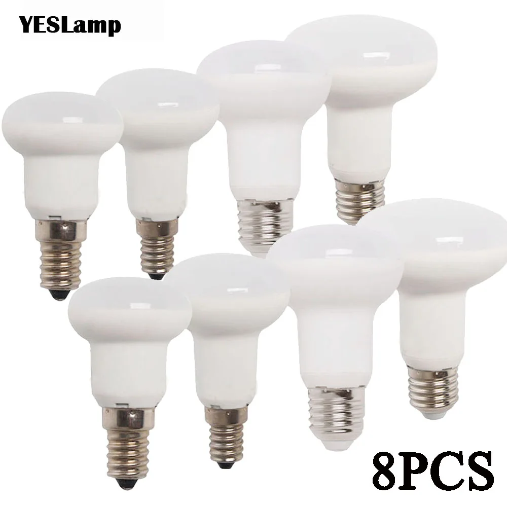 8PCS Dimmable Led Bulb E14 E27 5W 7W 9W 12W Bombillas Lamp Lampada Ampoule Spotlight Light Energy Saving Home AC220V 110V