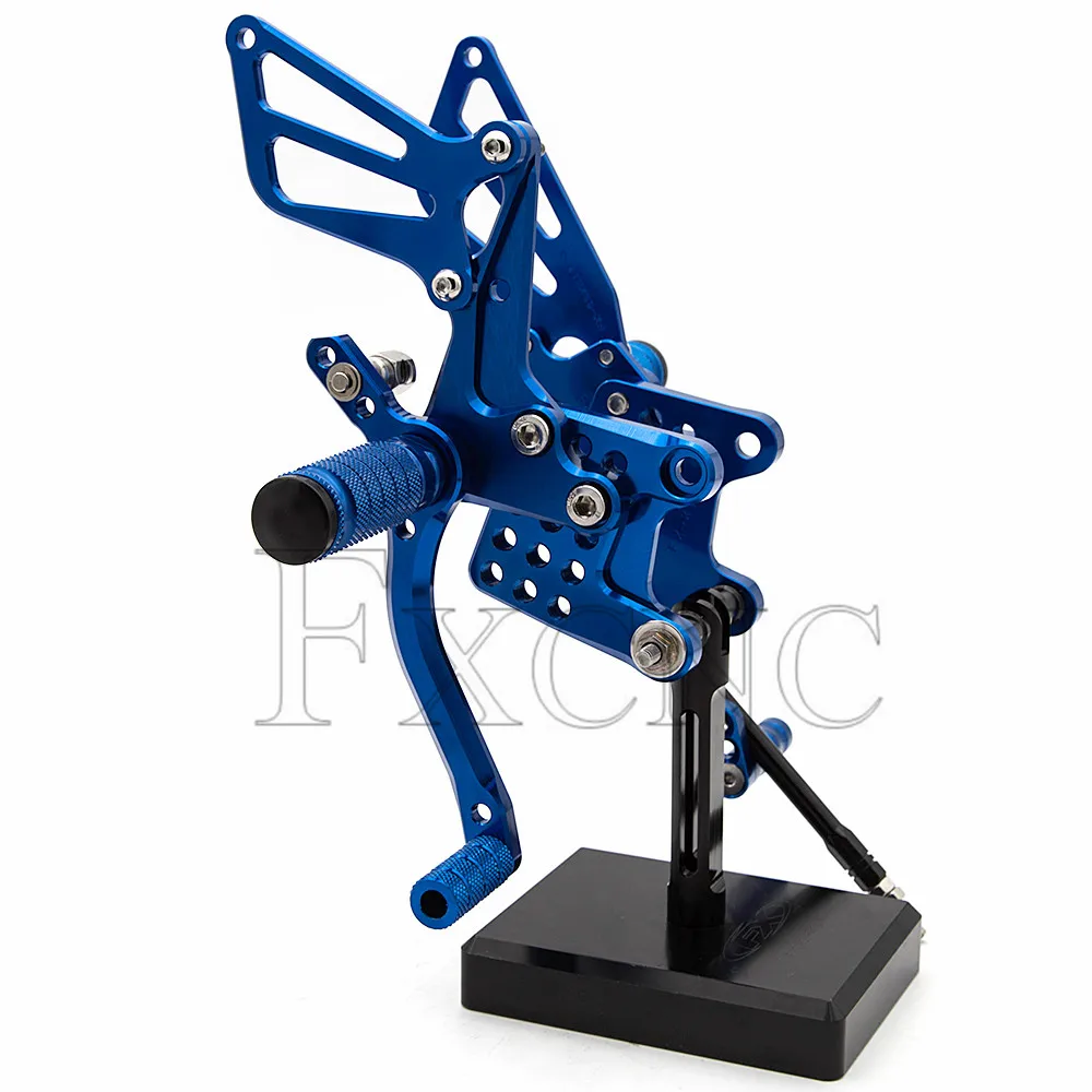 CNC Aluminum Adjustable Motorcycle Rearsets Rear Set Foot Pegs Pedal Footrest For SUZUKI SV650 SV650S SV1000/s GSXR 600 750 1000