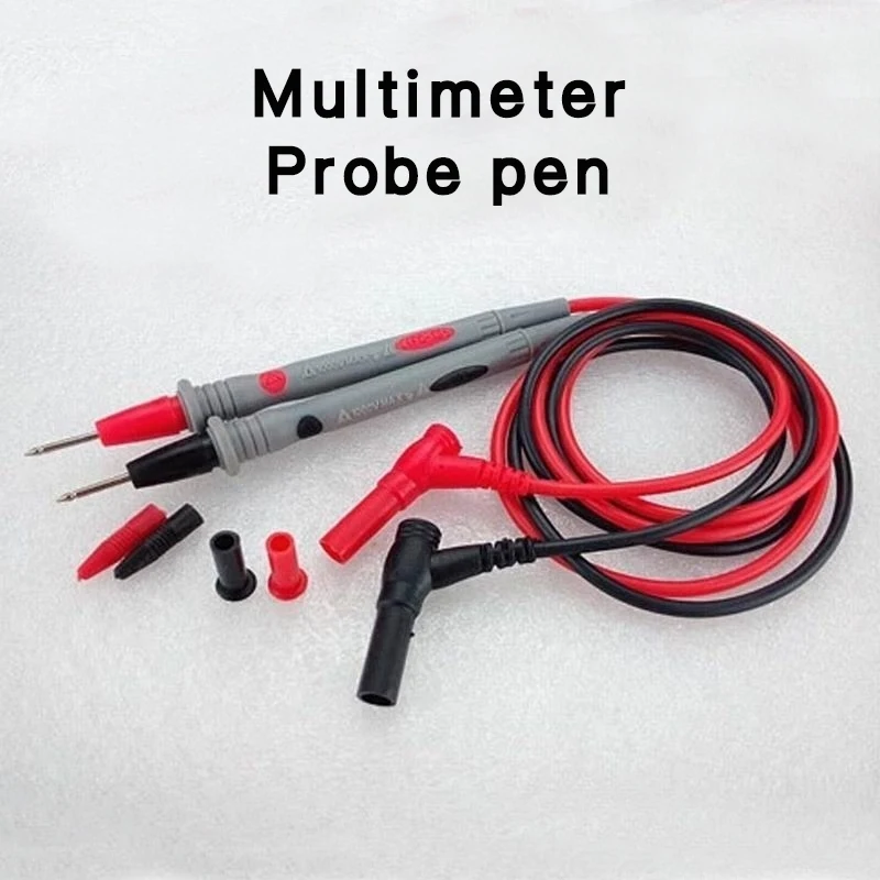1 زوج العالمي متعدد القلم الرقمية 1000 فولت 10A رقيقة تلميح إبرة متعددة متر اختبار الرصاص التحقيق سلك القلم كابل