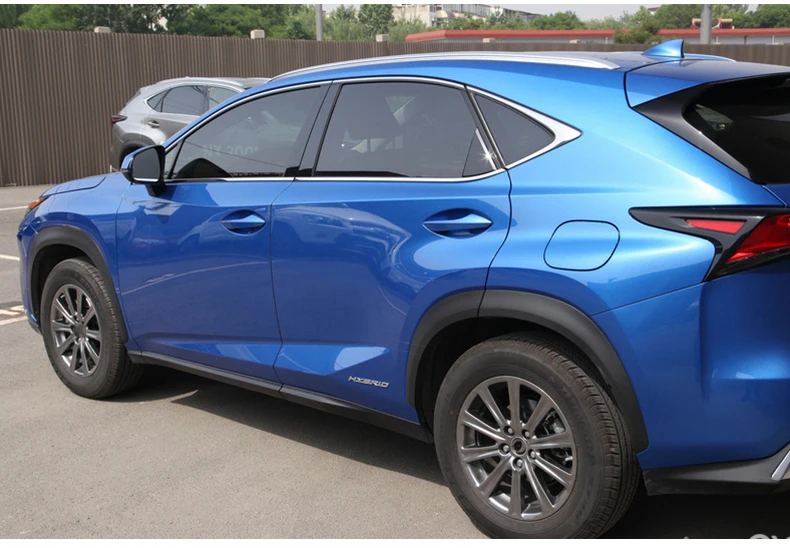 حامل سقفي لكزس NX200 NX200T NX300 NX300h NX350 NX350H 2015-2022 القضبان بار حامل الحقائب القضبان الأعلى عبر رفوف السكك الحديدية #3