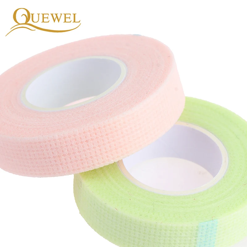 Quewel 4Pcs Grafted Eyelash Isolation Tape Non-woven Grafting Eyelashes Tapes Patches Breathable Under Eye Pads Makeup Tool