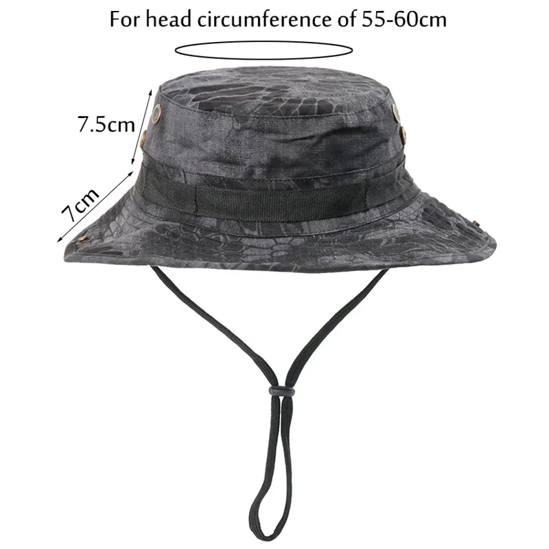 Men Women Bucket Hat Summer Men Women Bonnie Hat Outdoor UV Protection Wide Brim Panama Safari Hunting Hiking Fishing Sun Hat