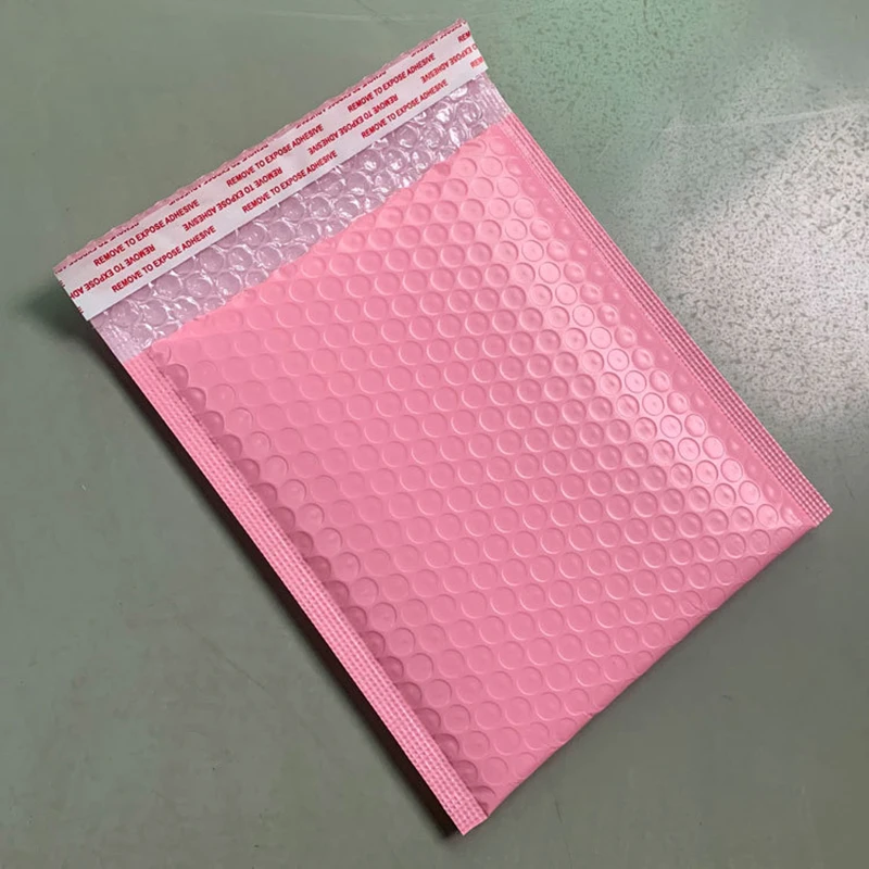 50Pcs Poly Bubble Mailer Self Seal เบาะซองของขวัญกระเป๋าสำหรับหนังสือนิตยสารเรียงรายโฟม Mailer กันน้ำไปรษณีย์การจัดส่งกระเป๋า