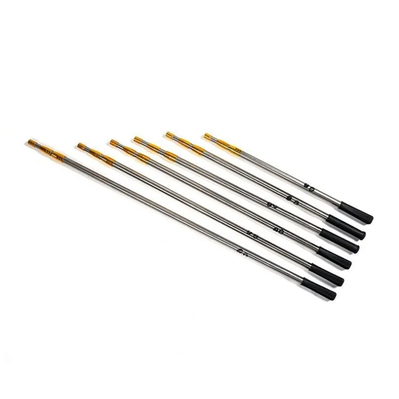 1.5m/1.7m/1.9m/2.1m/2.5m head ring five-claw harpoon spear rod fish dip net telescopic stainless steel outdoor fishing tool