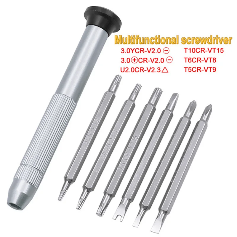 Screwdriver Set 7 in 1 Torx Multifunctional Opening Repair Tool Set Precision Screwdriver For Phones Tablet PC Glasses Tools