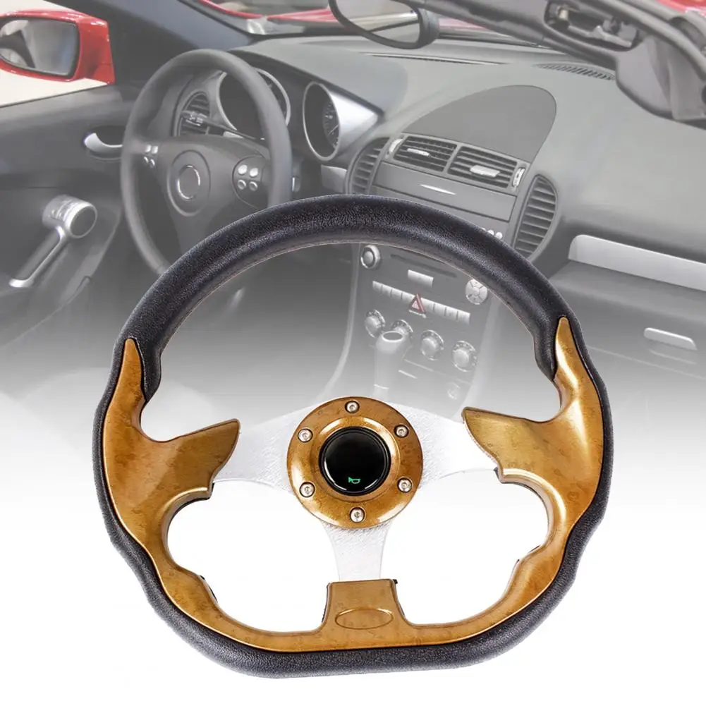 Steering Wheel Universal  Anti-corrosion Aluminum Sport Drifting  13 Inches Car Modification Racing Steering Wheel for Kart