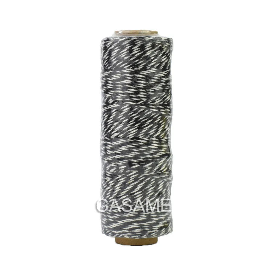 100% natural cotton rope 4ply (100Yards) thin Bakers twine color cotton string color party decoration wedding favors