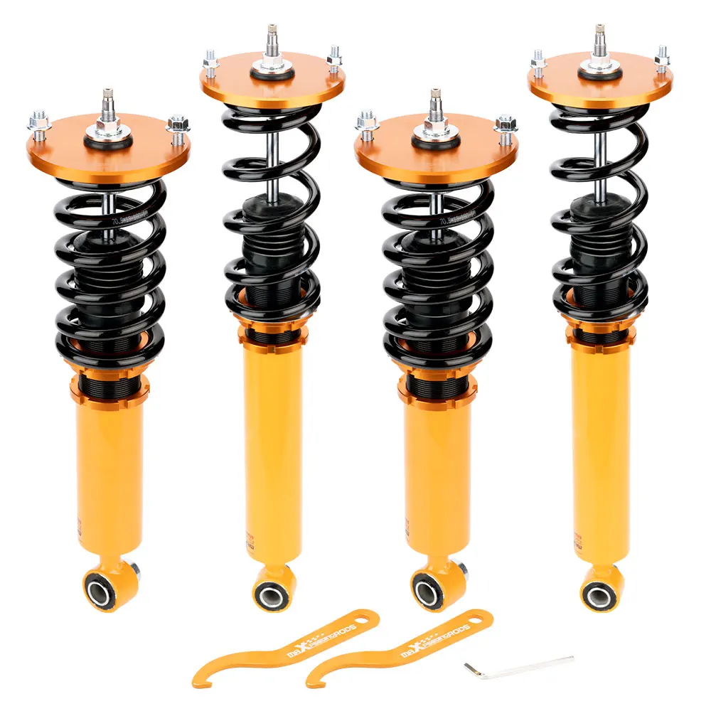 Coilover Shock Struts for Nissan Skyline GTS R33 ECR33 ER33 24 Way Adjustable Coil Spring Coilovers Shock Struts