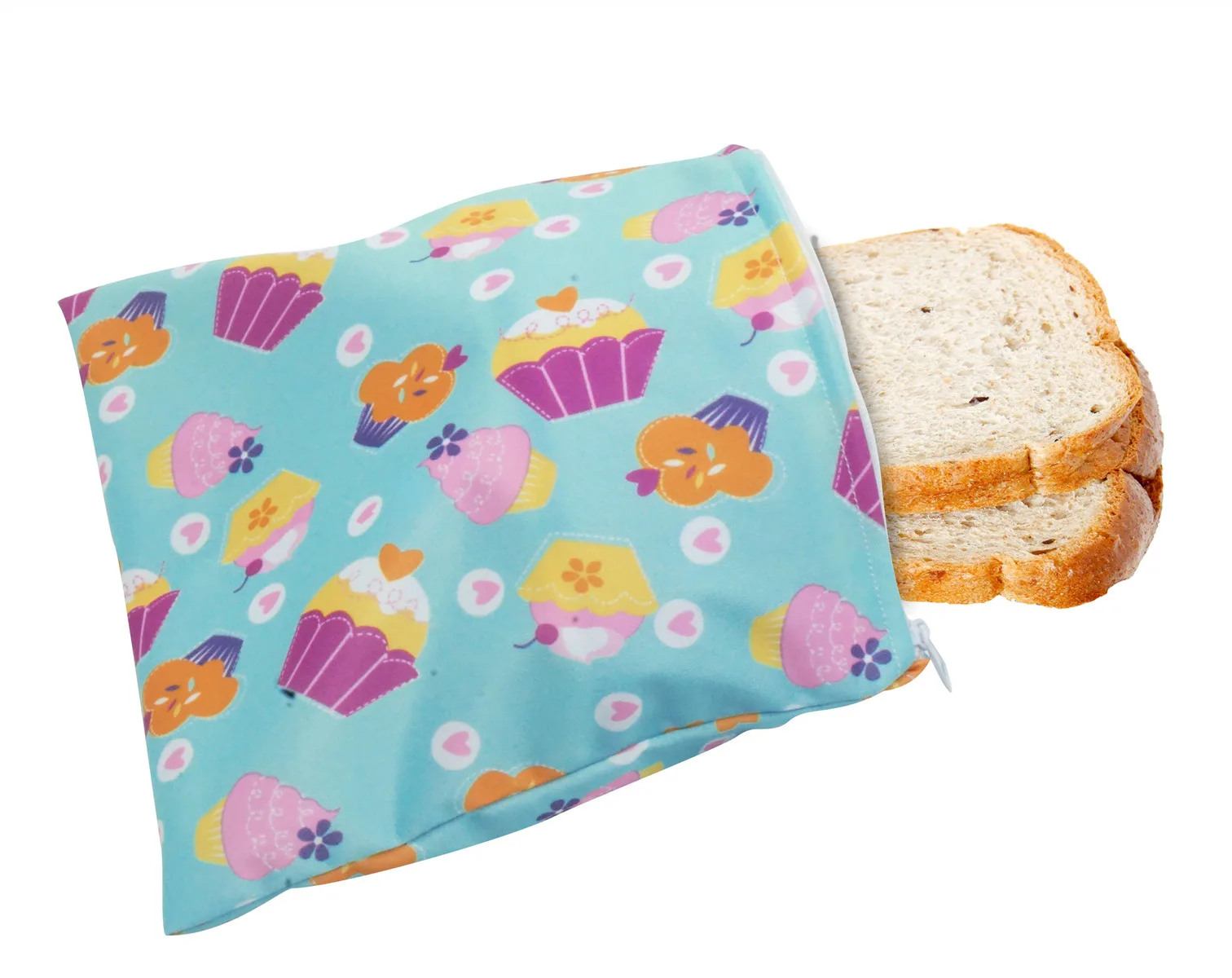 3pcs Snack Bags Washable Lunch Bags Reusable Multifunctional Waterproof Sandwich Food Wrap For Child School Travel Wet Bags