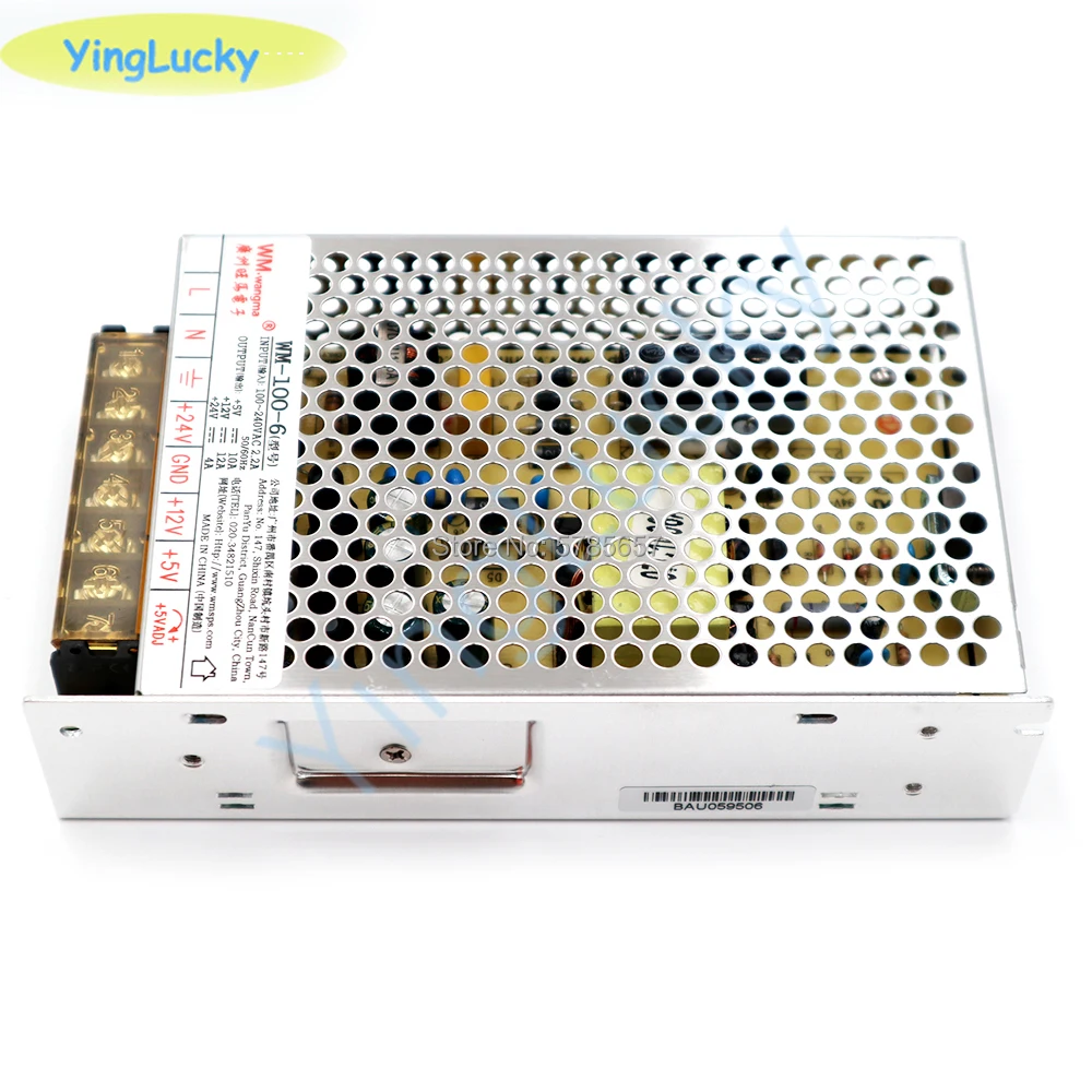 Arcade Power Output for Coin-operated Arcade Cabinet, Mini Doll Machine, Pandora Box Control, Power Supply Parts, 5V, 12V, 24V