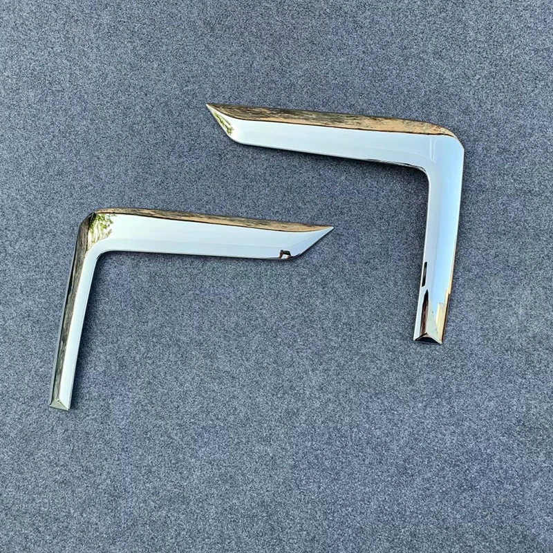 Car Exterior Stickers For Toyota Raize 2020 Decoration Front Fog Lamp Lights Cover Trim Auto Frame Styling Accessories ABS 2pcs
