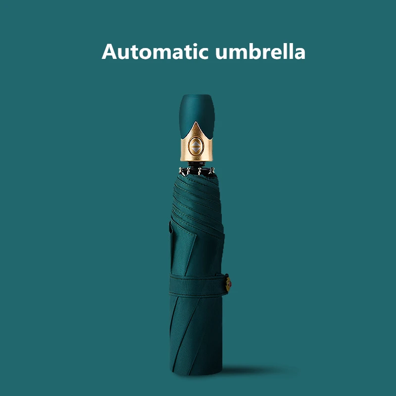 

7 Colors Automatic Umbrella Rain Women Three-folding Umbrella Windproof Man Sunny And Rainy Umbrella Change Color Due To UV