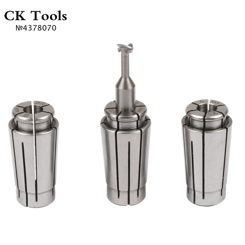 AAA 0.005 high precision 1PCS SK06 SK16 3MM-16MM 1/8 collet SK10 collet 3mm- 10mm for SK16 SK10 holder CNC milling CHUCK