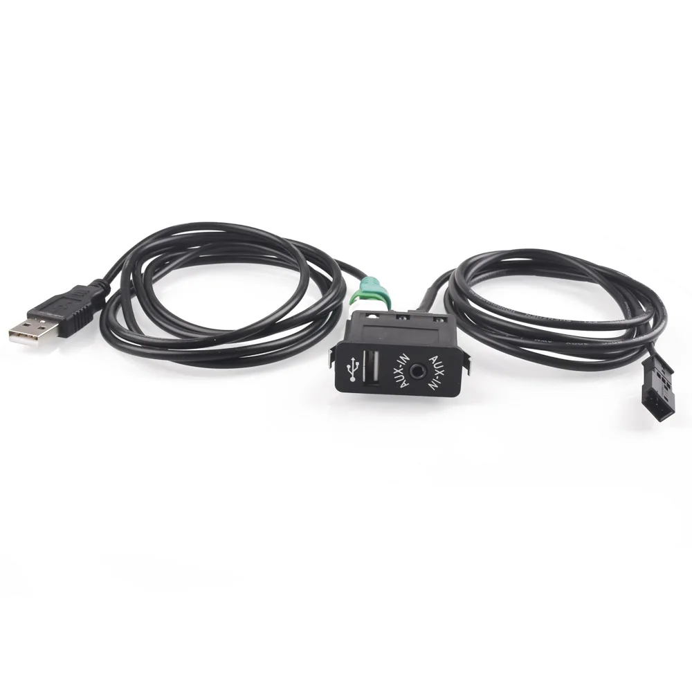 Przełącznik USB Aux + adapter kabla do BMW E39 E46 E53 X5 16:9 Odtwarzacz CD NAVI 3Pin CD Changer
