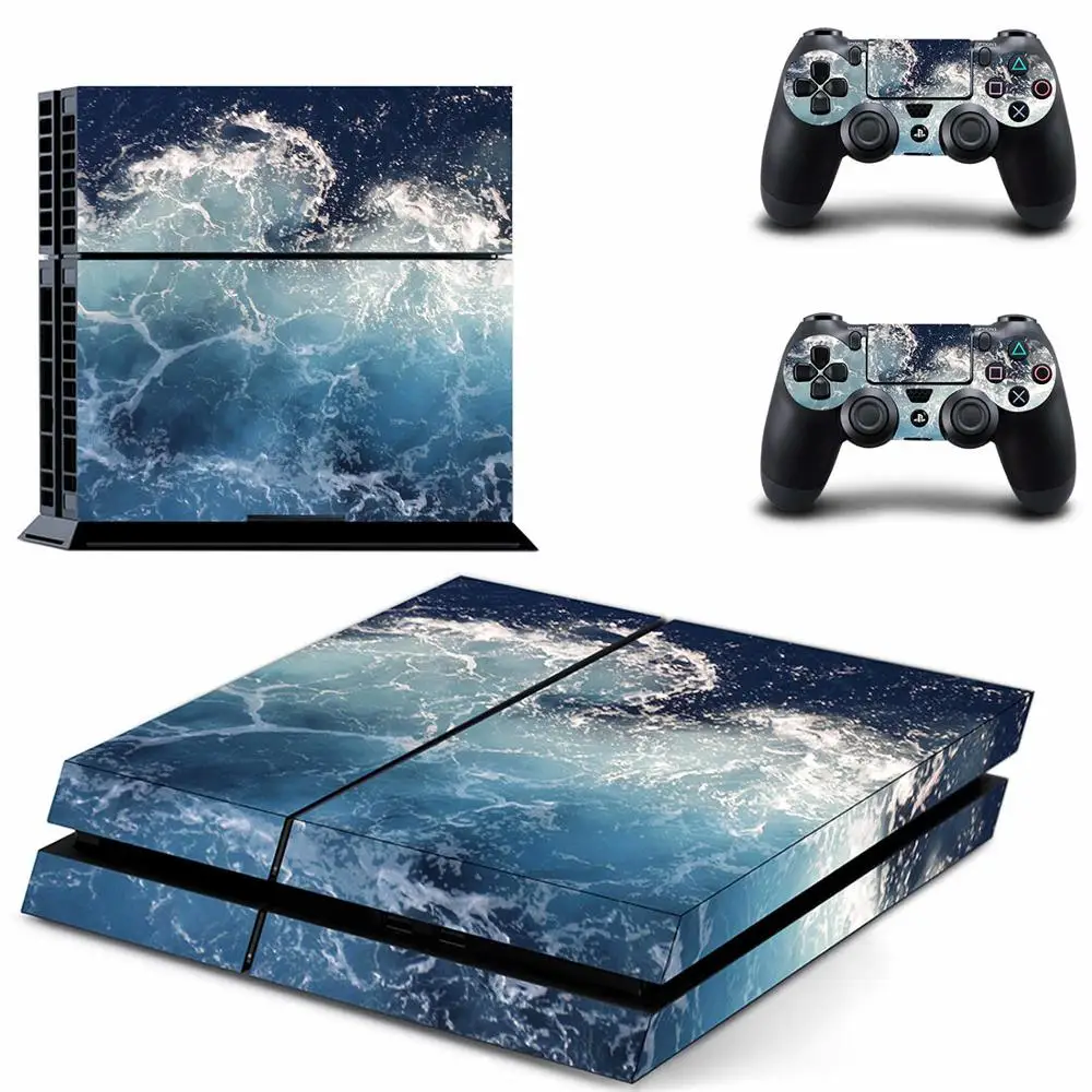 Marble Stone PS4 Stickers Play station 4 Skin PS 4 Sticker Decal Cover For PlayStation 4 PS4 Console & Controller Skins Vinyl