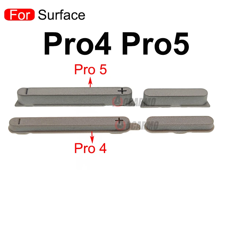 1Set For Surface Pro 4 5 6 7 Pro4 Pro6 Pro5 Pro7 Volume Up Down Power On Off Side Key Button Replacement Repair Parts