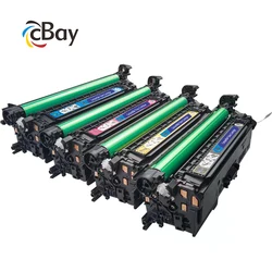 For HP 507A CE400A Toner Cartridge  Black CE401A Cyan CE402A Yellow CE403A Magenta For LaserJet 500 M551n M570dw M575dn HPCE400A