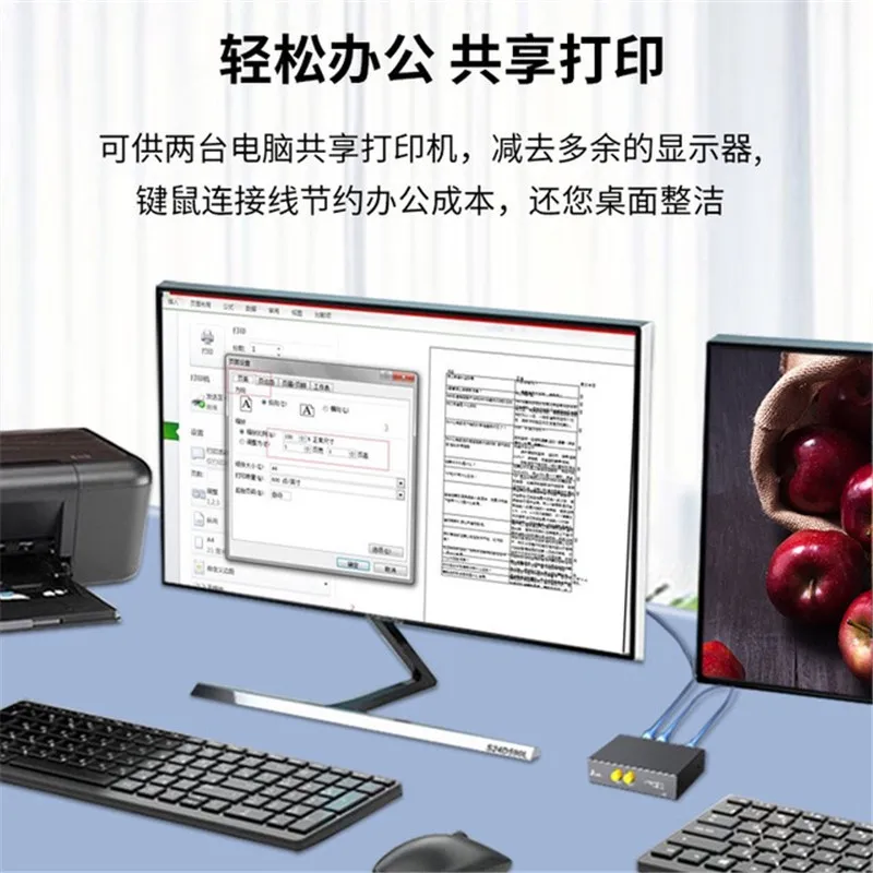 2 منافذ USB2.0 الفاصل 2 في 1 خارج محور مانوا تقاسم جهاز التبديل محول boxمفاتيح للطابعة جهاز كمبيوتر شخصي الماسح الضوئي