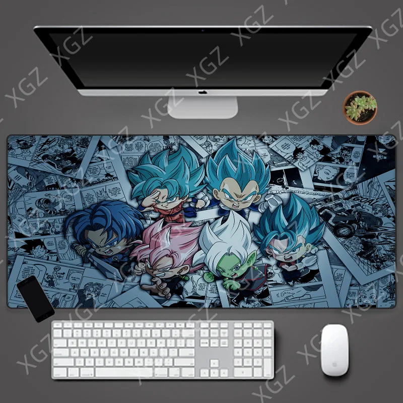 Yuzuoan XL Mouse Pad Permainan Pemain Komputer Karpet Komputer Pad Animasi Permainan Aksesori Keyboard Besar XXL CS GO LOL Mouse