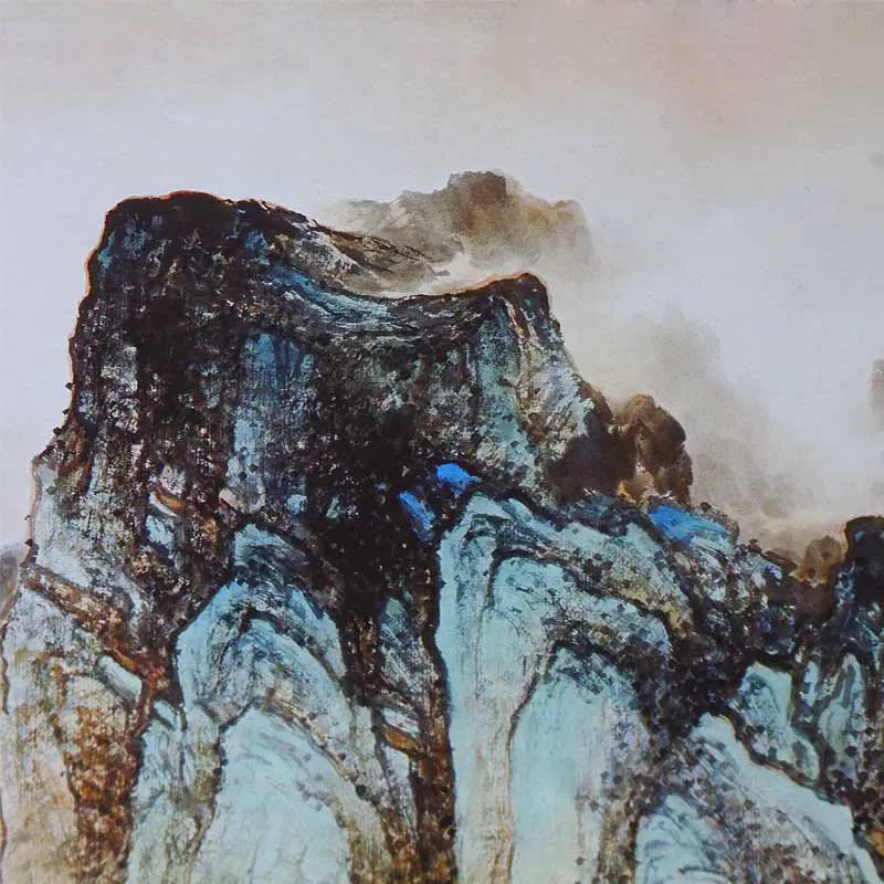 Traditional Chinese Painting freehand landscape mountain stone Colletion Book by shi yun xiang