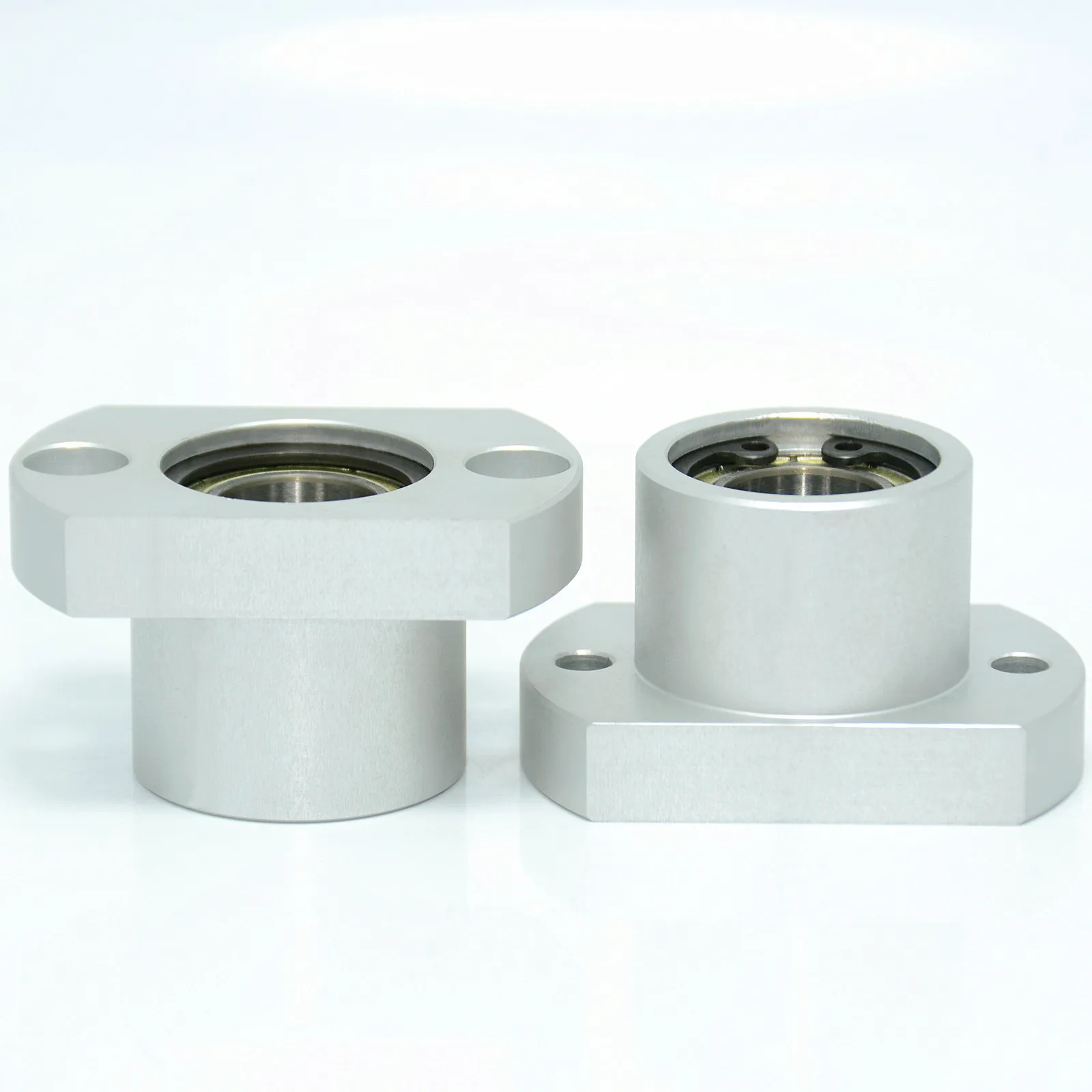 Rodamientos de aluminio con carcasas, accesorios para máquina de mascarillas, carcasa de rodamientos de tipo compacto, rodamientos dobles, diámetro 15mm-25mm