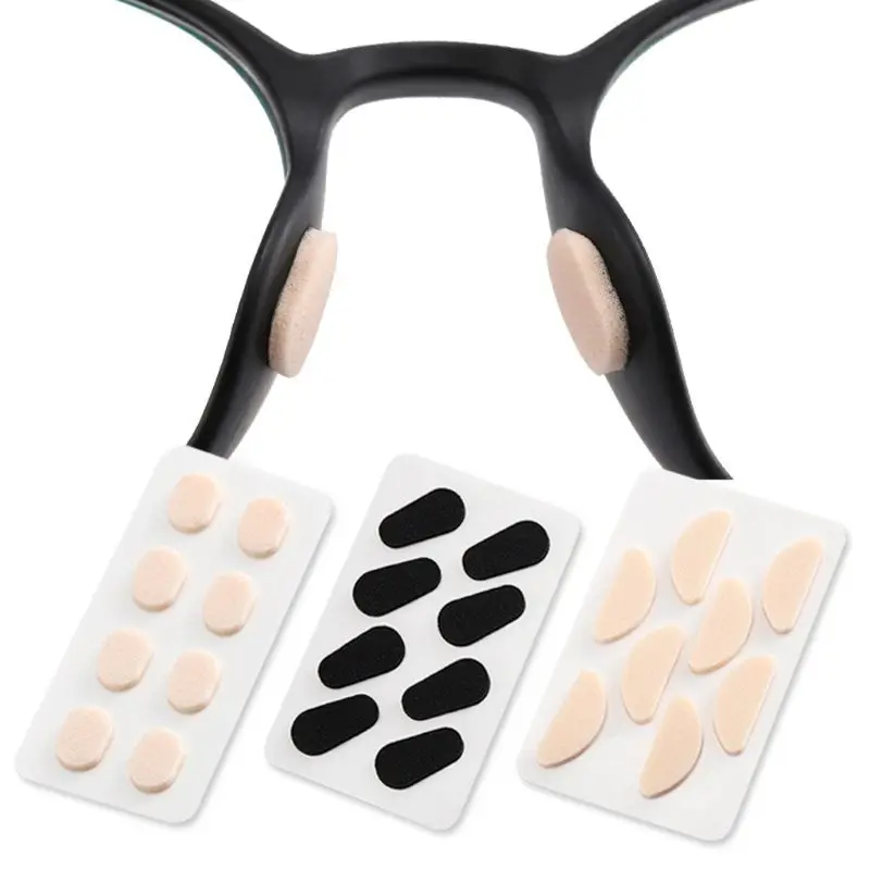 Soft Foam Nose Pads Self Adhesive Eyeglass EVA Nose Pads Anti-Slip Glasses No Makeup Nose Pads Eyeglasses Nosepads 40Pcs/Set