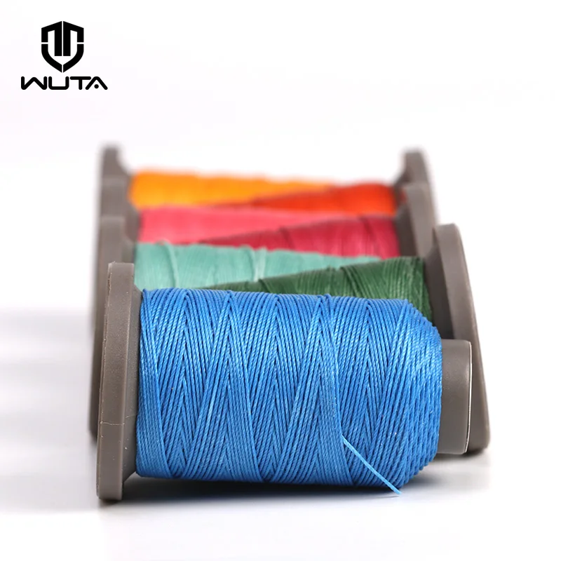 WUTA 3 Pcs Set Round Waxed Thread Repair Cord String Polyester Hand Sewing Line for Braided Bracelet DIY Leather Accessories