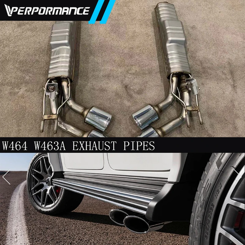 

2019year~G Class W464 G63 G500 Stainless Iron A Style Exhaust System Exhaust Tips Exhaust Pipes Muffler Pipes