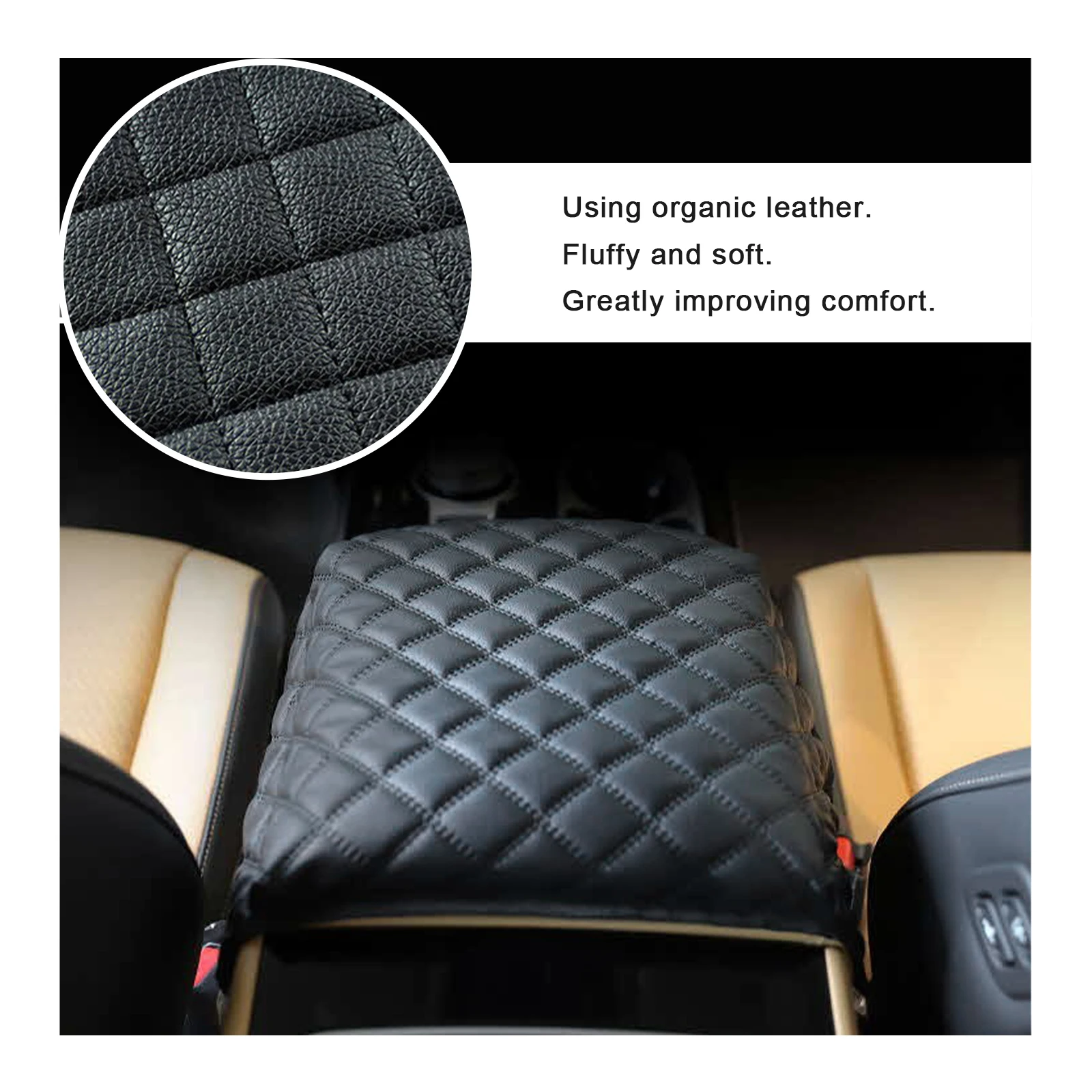 LFOTPP Car Armrest Box Cover for Kia Carnival KA4 2022 2023 Central Control Container Pad Auto Interior Carnival KA4 Accessories