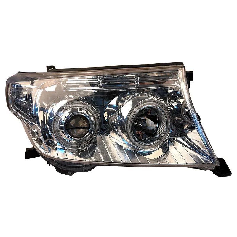 

A Pair Automobile Modified Headlight LED For LAND CRUISER FJ200 LC200 UZJ200 2008 2009 2010 Lens