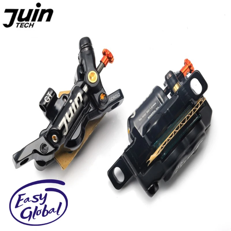 

Juin Tech GT-P Hybrid Hydraulic Road Disc Brake Set CX Gravel 160mm Dual Side Actuation 4 Pistons Ultralight Bike Brake Caliper