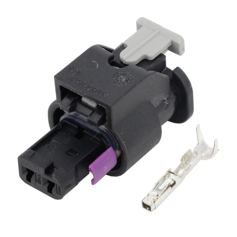 5 PCS 2 Pin Automotive Connectors Car Plug Imported Original With Terminal DJ7025A-1-21, 4F0 973 702