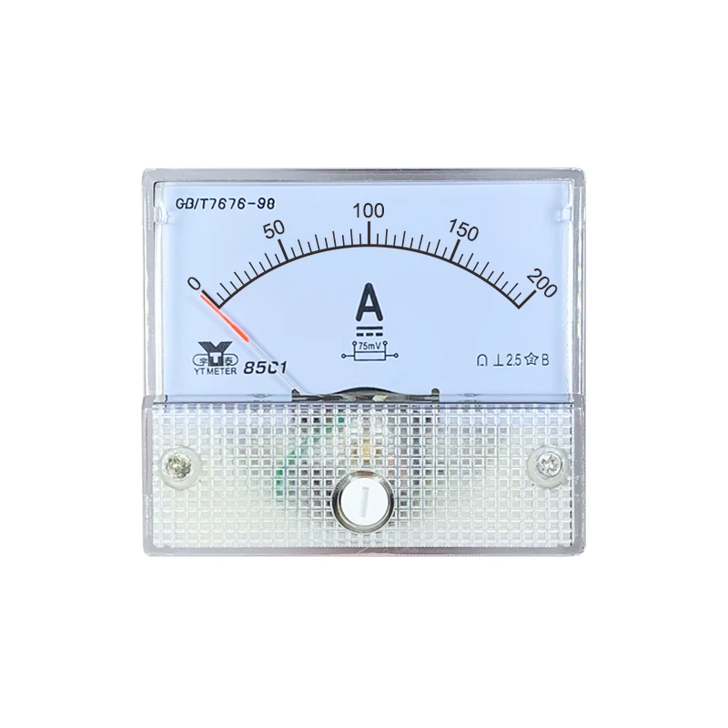 85c1 75mV DC ammeter pointer 30A 50A 75A 100A 150A 200A 250A 300A 400A 500A 600A 750A 800A 1000A installation meter measuring am